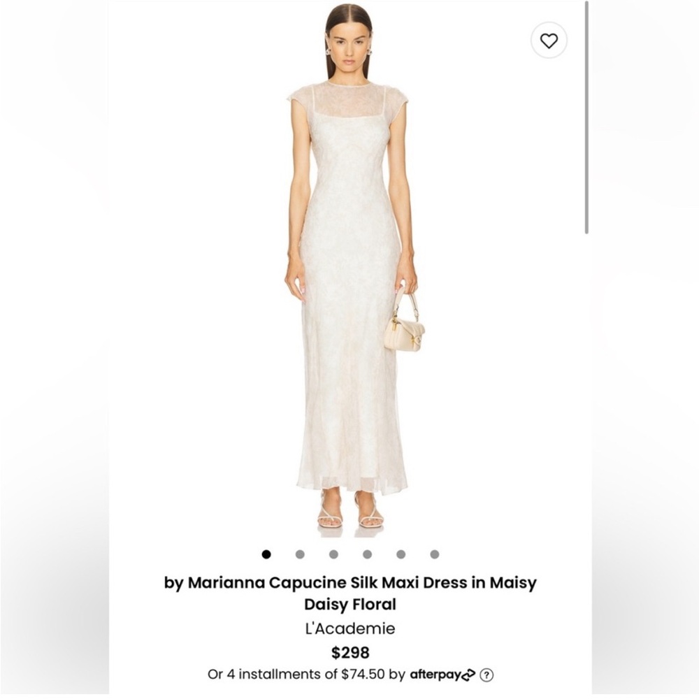 by Marianna Capucine Silk Maxi Dress in Maisy Daisy Floral